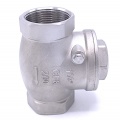 Stainless steel check valve, floating, threaded 1 1/4"