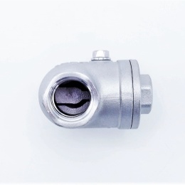 Stainless steel check valve, floating, threaded | 1/2”