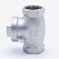 Stainless steel check valve, floating, threaded, 1"