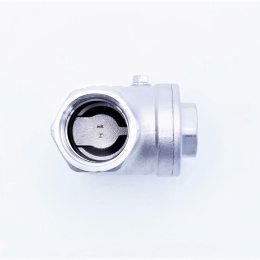 Stainless steel check valve, floating, threaded 1"
