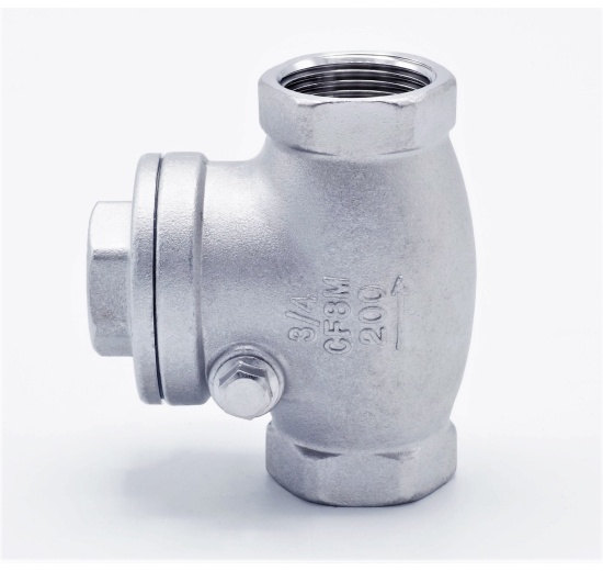 Stainless steel check valve, floating, threaded 3/4”