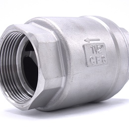 Stainless steel check valve, thread 1 1/2”
