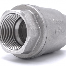 Stainless steel check valve, threaded 3/4”