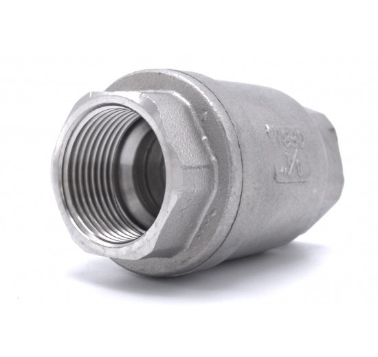 Stainless steel check valve, threaded 3/4”