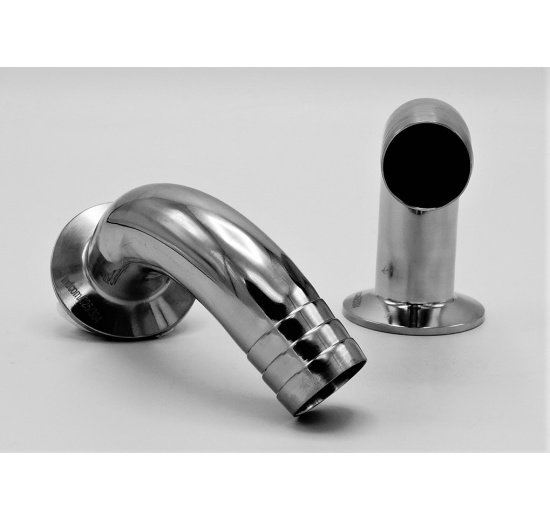 stainless steel Clamp Hose Adapter 90° DN25