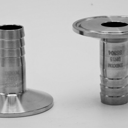 stainless steel Clamp Hose Adapter DN15, CLAMP collar 50.5 mm (K50.5)