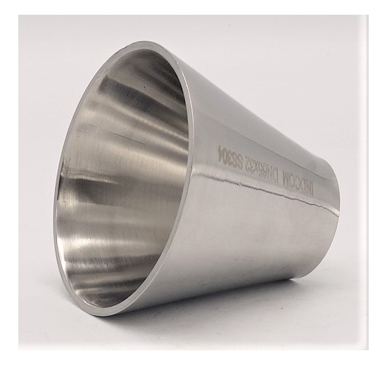 Stainless steel Concentric reduction, welding, short DN65/32