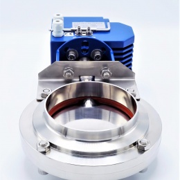 stainless steel direct damper DN100 + electric actuator