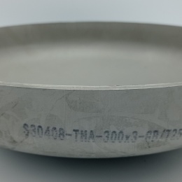 Stainless Steel Dished Bottom DN300 (306x3 mm), beveled edge