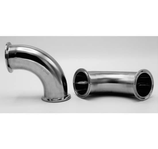 stainless steel elbow 90° clamp DN50