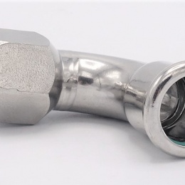 stainless steel Elbow 90°, Press Fitting, F/internal thread 18 mm_3/4"