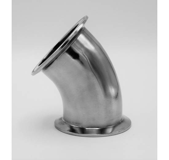 Stainless steel Elbow Clamp 45° DN65 (70x2mm, Clamp Collar 91mm)