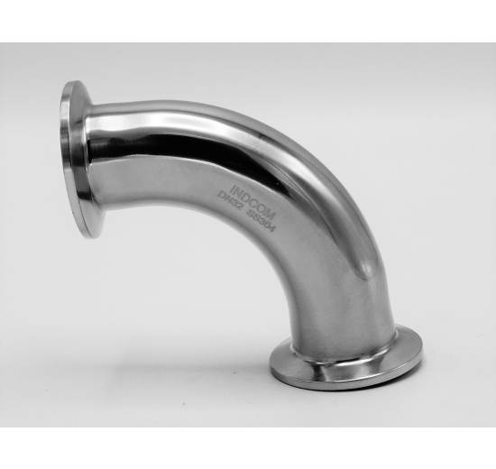 stainless steel Elbow Clamp 90° DN32 (34x1,5mm, collar 50,5mm)