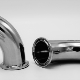 stainless steel Elbow Clamp 90° DN40 (40x1,5mm, collar 50,5mm)