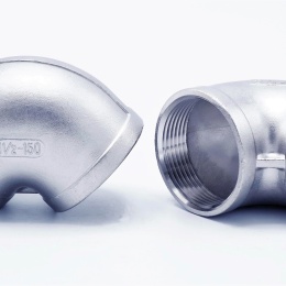 stainless steel Elbow threaded / type 301_ 90°  6/4" (DN40)