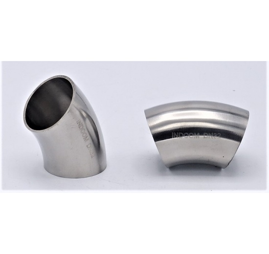 Stainless steel Elbow Welded 45° DN32 (34x1,5mm)