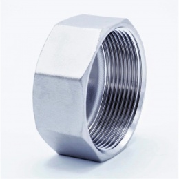 Stainless steel end cap, female thread, type 326