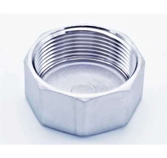 Stainless steel end cap, female thread, type 326