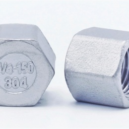 Stainless steel end cap, threaded, type 326 1/4"