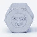 Stainless steel end cap, threaded, type 326 3/8"