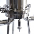 Stainless steel filter housing, candle filtration, food and beverage industry filtration equipment