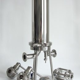 Stainless steel filter housing, candle filtration, food and beverage industry filtration equipment