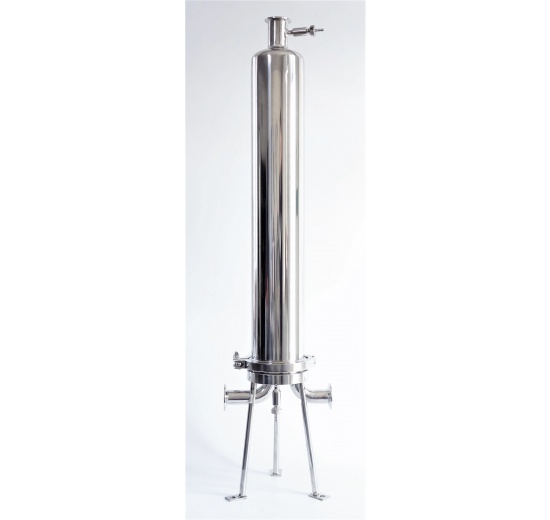 Stainless steel filter housing, candle filtration, food and beverage industry filtration equipment