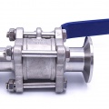 Stainless Steel Full Flow Ball Valve, 3-piece, CLAMP | DN20 (K50.5)