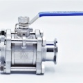 Stainless Steel Full Flow Ball Valve, 3-piece, CLAMP DN32 (K50.5)