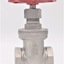 Stainless steel gate valve 1 1/4”