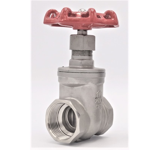 Stainless steel gate valve 1 1/4”