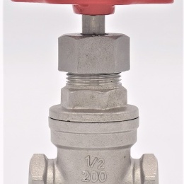 Stainless steel gate valve 1/2”
