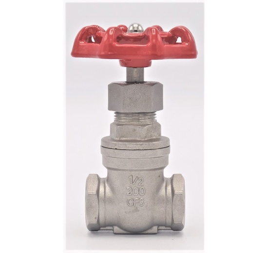 Stainless steel gate valve 1/2”