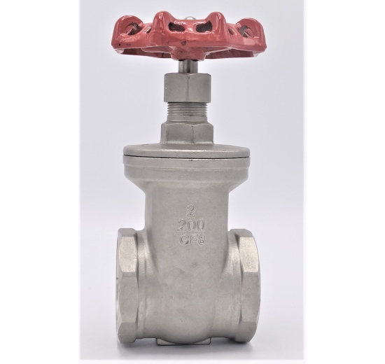 Stainless steel gate valve 2”