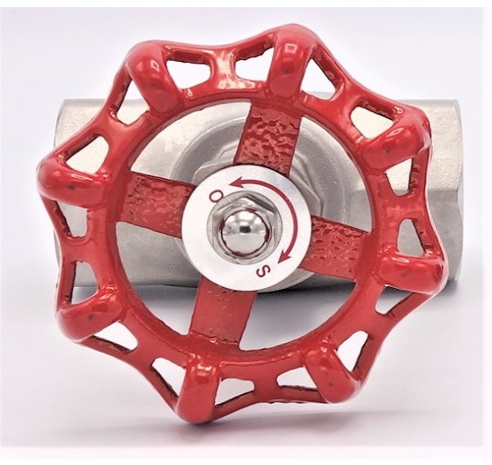 Stainless steel globe valve 1 1/4”