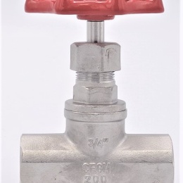 Stainless steel globe valve 3/4”