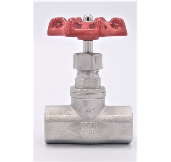 Stainless steel globe valve 3/4”
