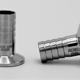 Stainless steel Hose Adapter DN15, CLAMP collar 34 mm (K34)