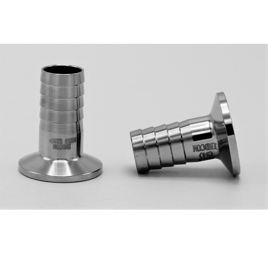 Stainless steel Hose Adapter DN15, CLAMP collar 34 mm (K34)