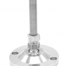 Stainless steel legs, height adjustable, with joint D100 M16 100 mm