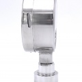 Stainless steel manometer, dial 100 mm, with a sanitary diaphragm CLAMP DIN32676 - collar 50.5 mm