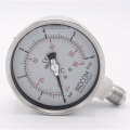 Stainless steel manometer with separating membrane DIN 11851, dial 100 mm | nut DN25