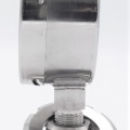 Stainless steel manometer with separating membrane DIN 11851, dial 100 mm, nut DN25 0-16 bar