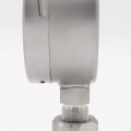 Stainless steel manometer with separating membrane, union DIN 11851, dial 100 mm, Nut DN32 -1/1,5 bar