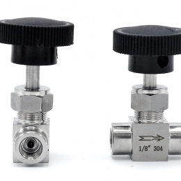 Stainless Steel Needle Valves, Threaded 1/8”