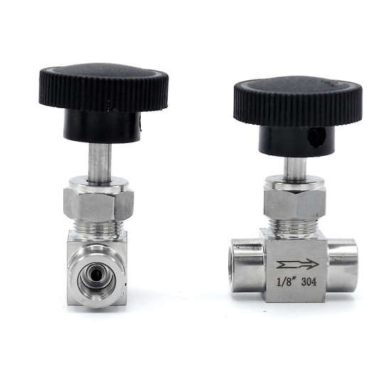 Stainless Steel Needle Valves, Threaded 1/8”