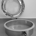 Stainless steel Non-pressure manhole with sight glass | DN400