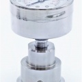 Stainless Steel Pressure Gauge 63 mm (back connection) with Separating Diaphragm-CLAMP | 0-2,5 bar, (clamp-50,5mm)