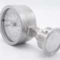 Stainless Steel Pressure Gauge, Dial 100 mm, Sanitary Diaphragm CLAMP DIN 32676 (64 mm) | -1/1.5 bar