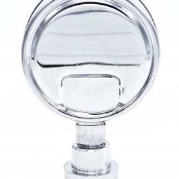 Stainless Steel Pressure Gauge, Dial 100 mm, With A Sanitary Diaphragm CLAMP DIN32676 (50.5 mm)